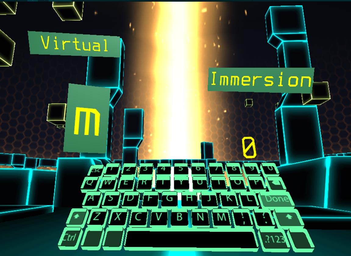 VR Typing Trainer Screenshot